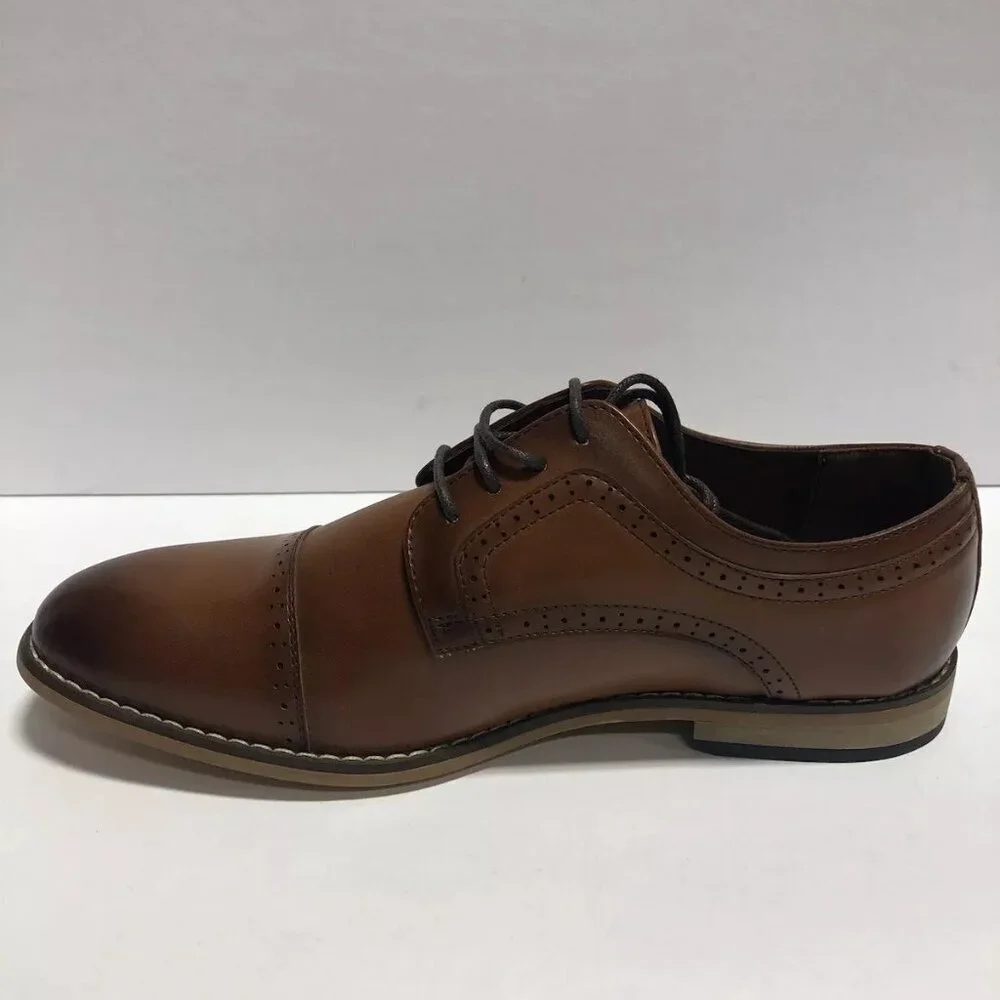 Stacy Adams Men’s Dickinson, Cap Toe Oxford Dress Shoes, Size 7M